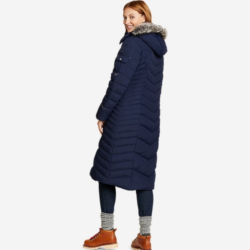 Eddie Bauer Sun Valley Duffle Coat Atlantic Gem